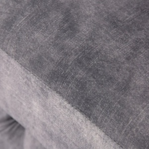 Taburete design Chesterfield, Catifea, Gri inchis, MODERN BAROCK - Img 8