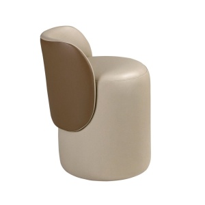 Taburete modern LUX piele sintetica Mink si Maro - Img 2