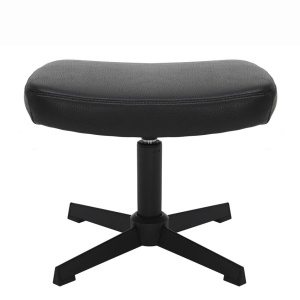 Taburetele/ Suport pentru picioare VOGUE piele sintetica neagra