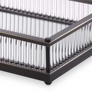 Tava design LUX Cora Rectangular, bronz 115722 HZ - Img 3