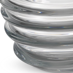 Vaza flori, Vas decorativ Xalvador S, transparent 115695 HZ - Img 3