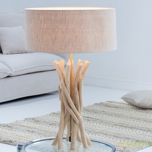 Veioza deosebita / Lampa de masa cu design rustic Treibholz Cara A-38154 VC 175416 universul-luminii.ro