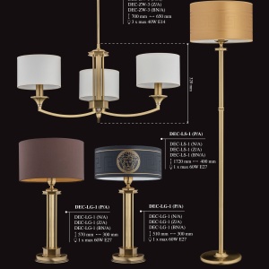 Veioza design clasic realizata manual Decor 185976 universul-luminii.ro