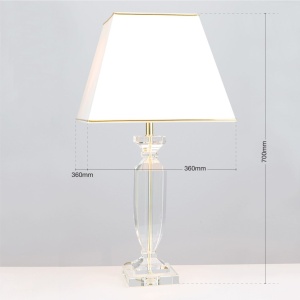 Veioza design decorativ cu cristal K9 POKAL crem/auriu 234536 universul-luminii.ro