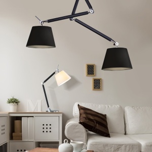 Veioza directionabila design modern ZYTA S gri 69706 universul-luminii.ro