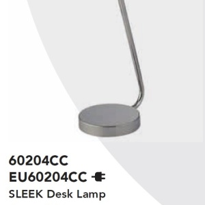 Veioza/Lampa de birou minimalista Sleek crom 140106 universul-luminii.ro