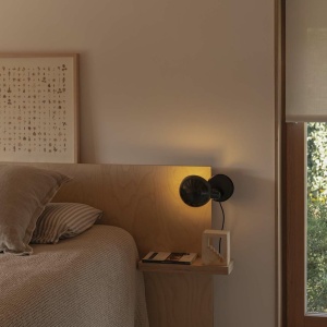 Veioza/Lampa de masa cu clips BELA neagra - Img 2