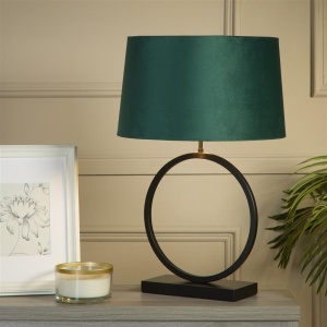 Veioza/Lampa de masa decorativa Elegant negru/verde - Img 2
