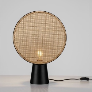Veioza/Lampa de masa decorativa ratan natural, TIERRA D 35cm 167616 universul-luminii.ro