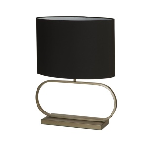 Veioza/Lampa de masa decorativa Sleek bronz/negru - Img 3