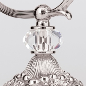 Veioza, Lampa de masa design clasic LA BOHEME, argintiu antic 241506 universul-luminii.ro