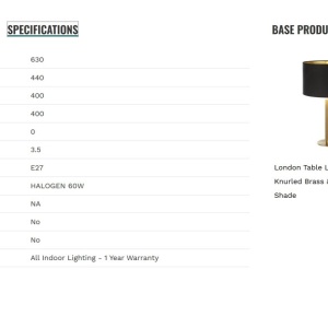 Veioza/Lampa de masa design decorativ London alama/negru 139826 universul-luminii.ro