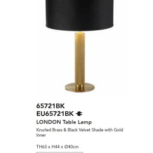 Veioza/Lampa de masa design decorativ London alama/negru 223026 universul-luminii.ro