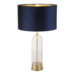 Veioza/Lampa de masa design decorativ Oxford alama/navy
