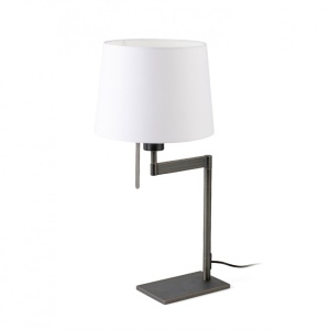 Veioza / Lampa de masa design elegant ARTIS bronz/alb