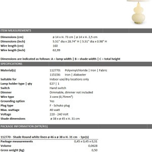 Veioza, lampa de masa design LUX Cavo, alama antica 116013 HZ 96496 universul-luminii.ro