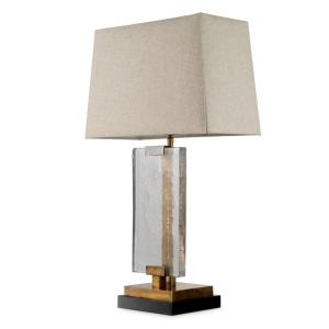 Veioza, Lampa de masa design LUX, Sticla Suflata, James 168156 universul-luminii.ro