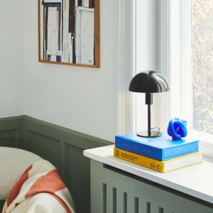 Veioza, lampa de masa design minimalist scandinav Ellen Mini Black 132816 universul-luminii.ro