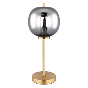Veioza, lampa de masa design modern Blacky I negru mat, alama 113956 universul-luminii.ro