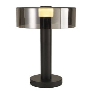 Veioza, Lampa de masa design modern Gin Large negru