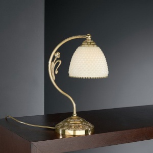 Veioza/Lampa de masa din alama design italian H-34cm 7105 102386 universul-luminii.ro