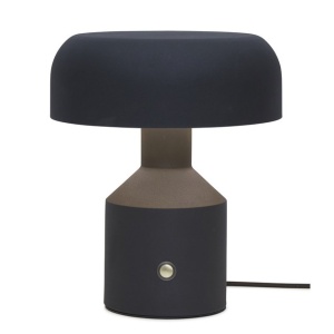 Veioza, Lampa de masa din metal Porto negru