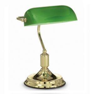 Veioza, lampa de masa LAWYER TL1 OTTONE 013657