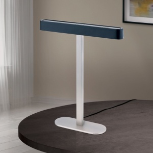 Veioza/Lampa de masa LED moderna AUFTAKT crom satin/negru 155676 universul-luminii.ro
