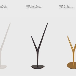 Veioza, Lampa de masa minimalista LED Arrecife alb - Img 3