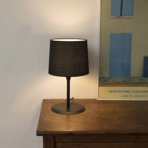 Veioza / Lampa de masa moderna design elegant CONGA neagra 64311-06 83936 universul-luminii.ro