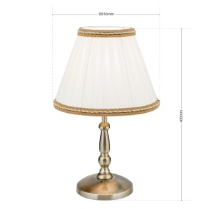Veioza / Lampa de masa stil clasic H40cm Tonia LA 4-1084/1 Patina OR 180886 universul-luminii.ro
