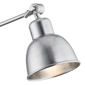 Veioza / Lampa reglabila stil industial EUFRAT crom 103736 universul-luminii.ro