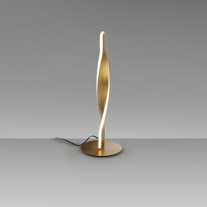 Veioza LED design modern decorativ Twist auriu 224046 universul-luminii.ro