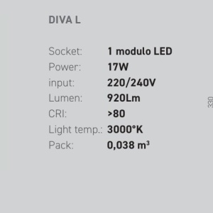 Veioza LED design modern Diva, auriu, alb sau titan 227196 universul-luminii.ro