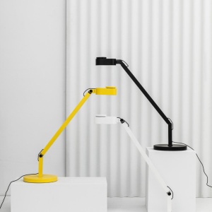 Veioza LED dimabila / Lampa de birou design ultra-modern INVITING neagra 123486 universul-luminii.ro