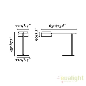Veioza LED / Lampa de masa dimabila design deosebit LOOP 29568 - Img 8