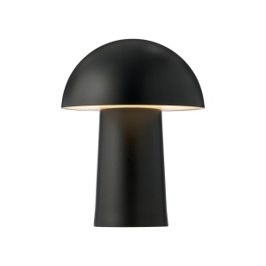 Veioza LED portabila cu baterie design nordic Faye negru 125456 universul-luminii.ro