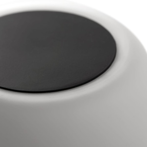 Veioza LED stil minimalist MOY negru, opal - Img 5