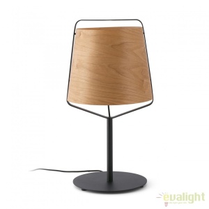 Veioza lemn / Lampa de masa design deosebit STOOD 29846