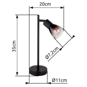 Veioza stil minimalist SATELLA 1L 241036 universul-luminii.ro