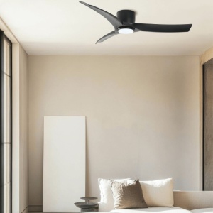 Ventilator cu telecomanda Fan negru 132,8cm - Img 6