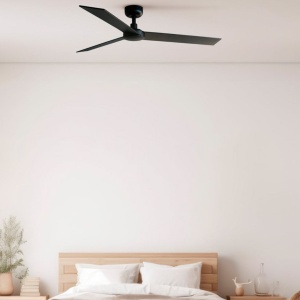 Ventilator cu telecomanda RUDDER 3 L negru/nuc - Img 5