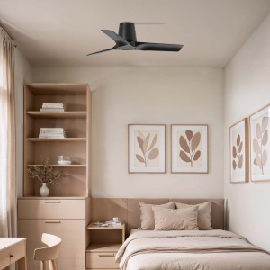 Ventilator tavan smart sistem TUYA si telecomanda HEY TUB S negru