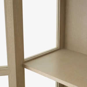 Vitrina design LUX, Furnir Stejar albit, San Bernardino - Img 10