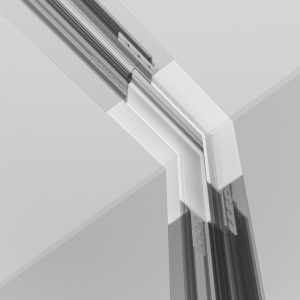 Accesoriu, ANGLE-CONNECTOR pentru sinele magnetice incastrabile Exility 12,5mm - Img 2