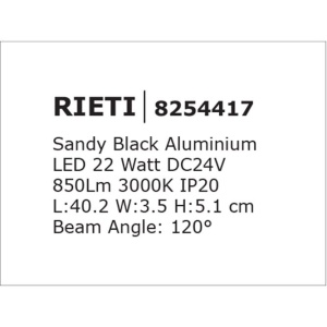 Accesoriu, Modul de iluminat pentru sina magnetica Buxton, Loop sau Sign, RIETI NVL-8254417 85837 universul-luminii.ro