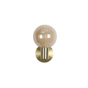 Aplica baie Protectie IP44 metal alama, sticla champagne Luminsphere 627337 universul-luminii.ro