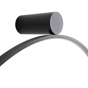 Aplica circulara LED IP44 diametru 80cm Visual negru - Img 3