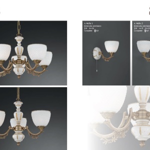 Aplica clasica cu 2 brate din alama design italian 8656 204747 universul-luminii.ro