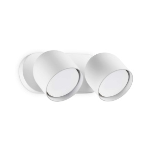 Aplica cu 2 Spoturi stil modern minimalist Dodo ap2 alba